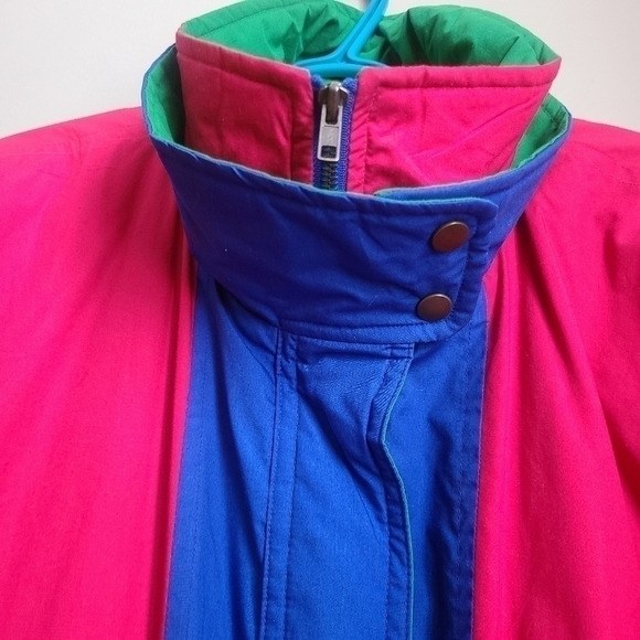 M - London Fog | Vintage Colour Block Windbreaker - Picture 4 of 9
